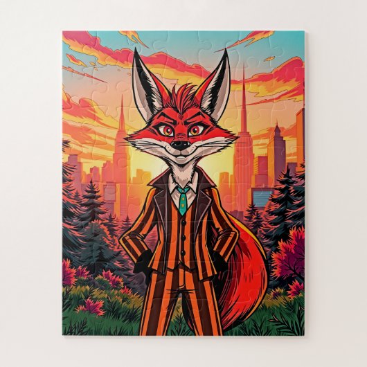 キツネの子ども ジグソーパズル (縦)