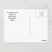 キツネの小さな葉書 ポストカード (裏面)