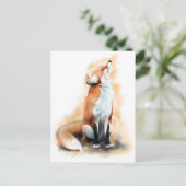 キツネの怒り。 ポストカード (スタンド正面)