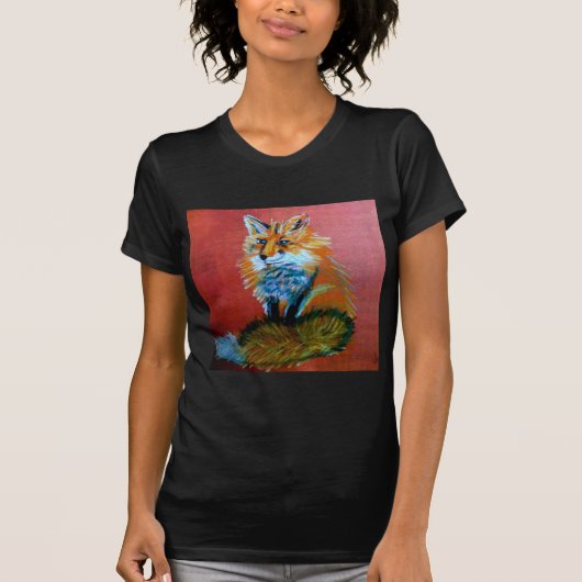 キツネの早足 Tシャツ (正面)