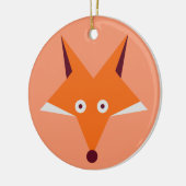 キツネの星 セラミックオーナメント (左)