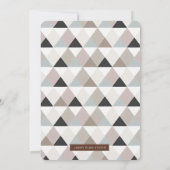 キツネの月桂樹のベビーシャワーの招待 招待状 (裏面)