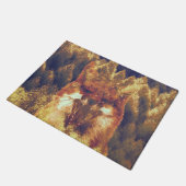 キツネの森林ドア・マット ドアマット (アングル)