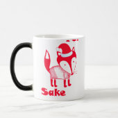 キツネの為のための幸せな休日! モーフィングマグカップ (左)