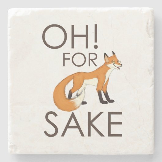 キツネの為のコースターのため ストーンコースター (正面)