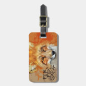 キツネの為のデザインのため ラゲッジタグ (正面縦)