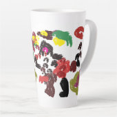 キツネの秋 カフェラテマグ (右アングル)