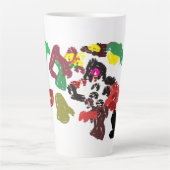 キツネの秋 カフェラテマグ (正面)