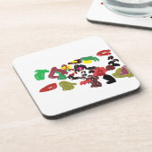 キツネの秋 コースター (左側)