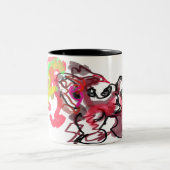 キツネの秋+愛 ツートーンマグカップ (中央)