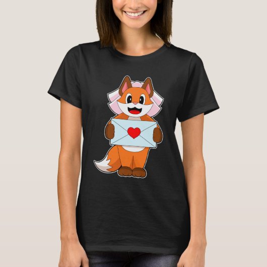 キツネの花嫁の手紙　ウェディング Tシャツ (正面)