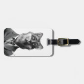 キツネの荷物のラベル ラゲッジタグ (正面横)