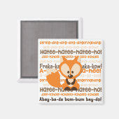 キツネの言う事 マグネット (正面/裏面)