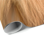 キツネの赤い毛質 ラッピングペーパー (ロールコーナー)