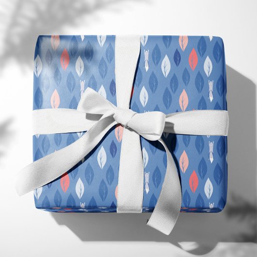 キツネの追葉加 ラッピングペーパー