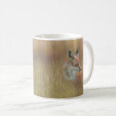 キツネの野生動物コーヒーまたはティーマグ コーヒーマグカップ (正面右)