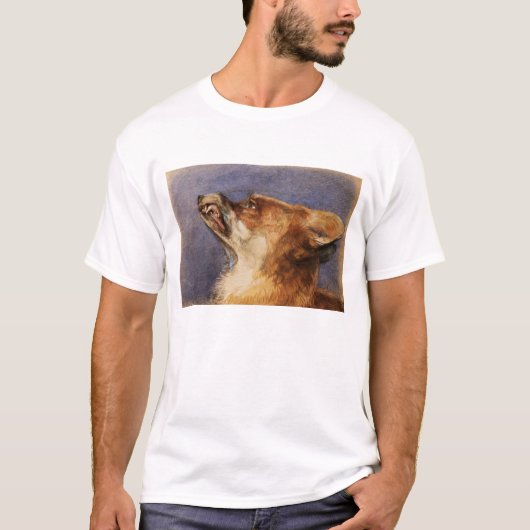 キツネの頭部 Tシャツ (正面)