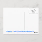 キツネはがき ポストカード (裏面)