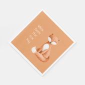 キツネはなんて言うの？ スタンダードランチョンナプキン (角)