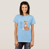 キツネはなんて言うの? Tシャツ (正面フル)