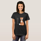 キツネはなんて言うの? Tシャツ (正面フル)