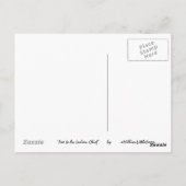 キツネはインディアンの酋長です ポストカード (裏面)