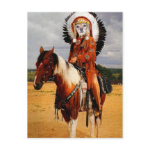 キツネはインディアンの酋長です