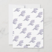 キツネは何と言うかバレンタインデーのホリデーカード シーズンカード (裏面)