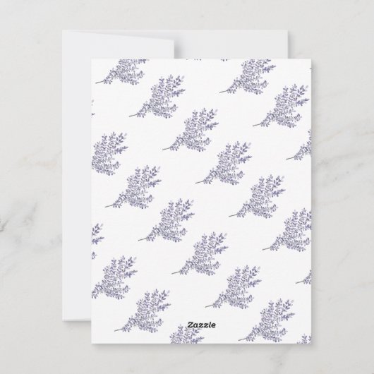 キツネは何と言うかバレンタインデーのホリデーカード シーズンカード (裏面)