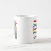 キツネは何を言いますか。 コーヒーマグカップ (中央)