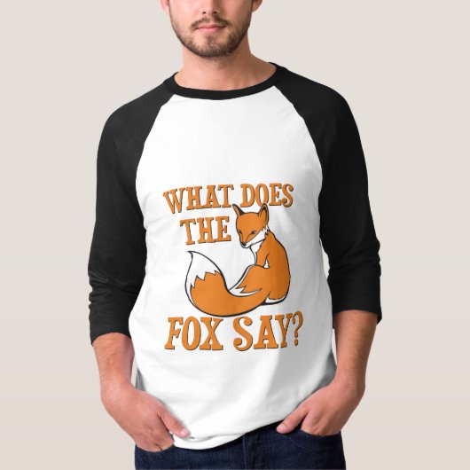 キツネは何を言いますか。 Tシャツ (正面)