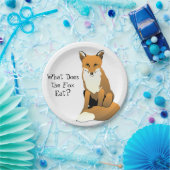 キツネは何を食べますか。 紙皿 (パーティー)