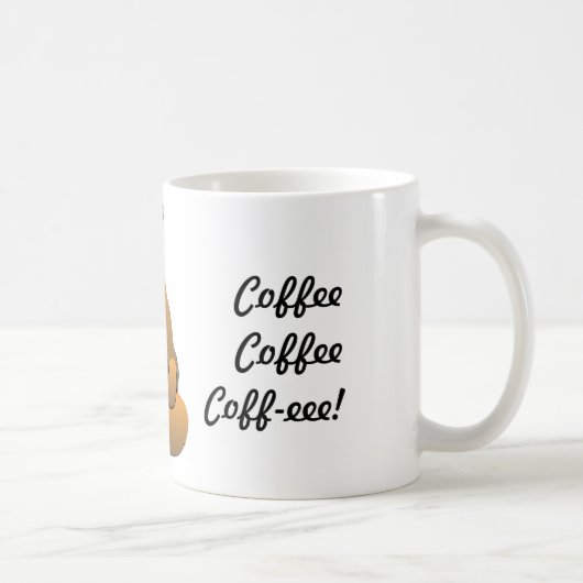 キツネは何を飲みますか。 コーヒー・マグ コーヒーマグカップ (右)