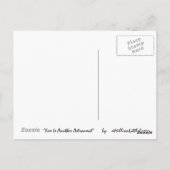 キツネは宇宙飛行士#2 ポストカード (裏面)