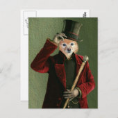 キツネは帽子をかぶった男» ポストカード (正面/裏面)