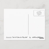 キツネは帽子をかぶった男» ポストカード (裏面)