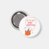 キツネは結婚クリスマスだ！ マグネット (正面/裏面)