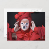 キツネは赤い婦人だ ポストカード (正面/裏面)