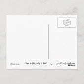 キツネは赤い婦人だ ポストカード (裏面)