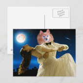 キツネは踊り ポストカード (正面/裏面)