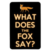 キツネは？プレミアムフレキシ冷蔵庫用マグネット マグネット (縦)