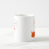 キツネはI愛を言います! コーヒーマグカップ (中央)