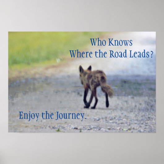 キツネやる気を起こさせる ポスター (正面)