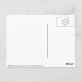 キツネよくはしゃぐプルシ絵はがき ポストカード (裏面)