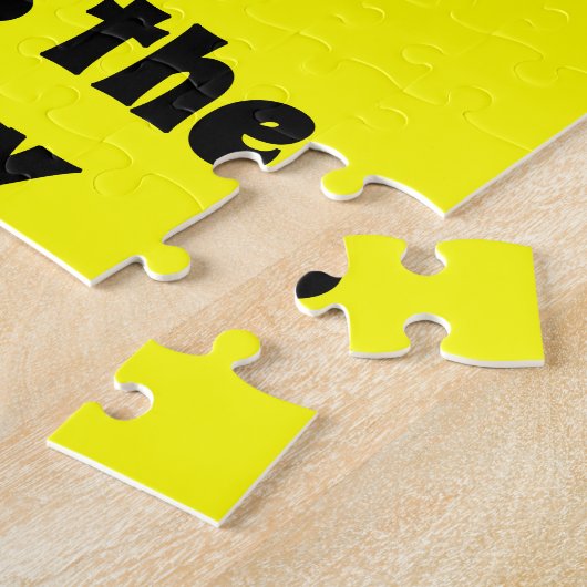 キツネをする何が衣類およびギフトを言って下さい ジグソーパズル (側面)