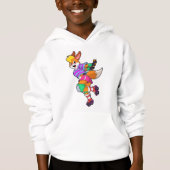 キツネをインラインスケート付きインラインスケート (正面)