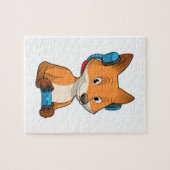 キツネをジョイスティックとゲーマーとして ジグソーパズル (横)