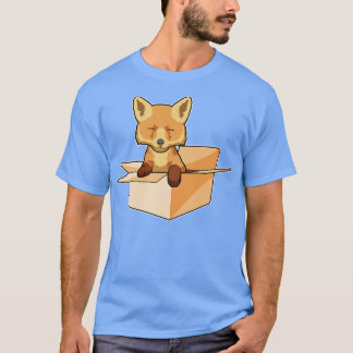 キツネをボックス内のベビーとして Tシャツ