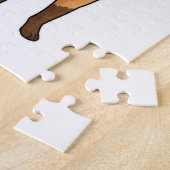 キツネを調理師としてChef hat ジグソーパズル (側面)