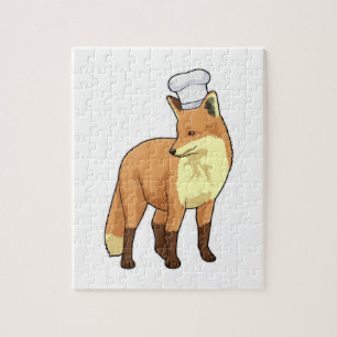 キツネを調理師としてChef hat ジグソーパズル